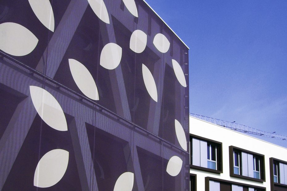 Facciata Tessile del CMR Bergamo