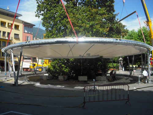 Padiglione al Festival del Cinema di Locarno