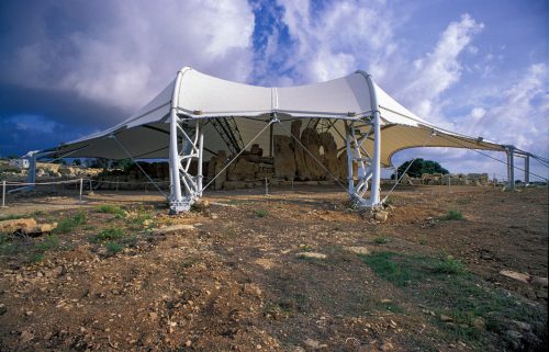 Architettura tessile per aree archeologiche