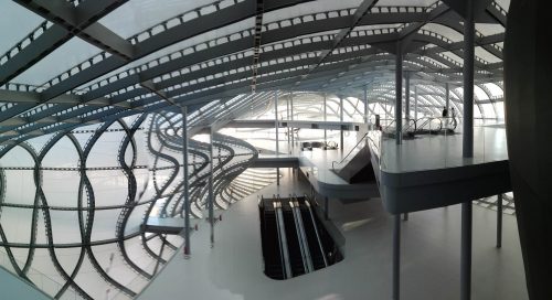 La Nuvola di Fuksas vista dall'interno