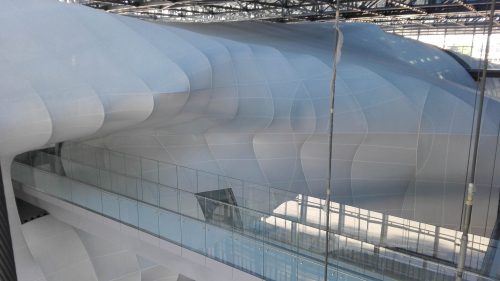 La Nuvola di Fuksas ricoperta da una membrana perfetta