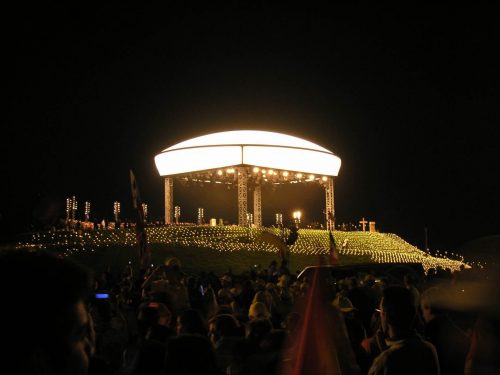 Palco del Papa per la Giornata Mondiale della Gioventù