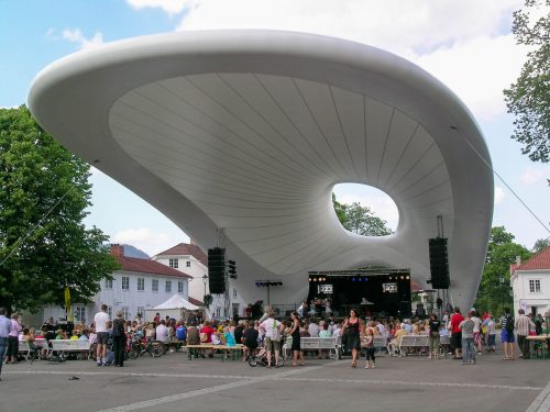 Tubaloon realizzato con struttura a membrana in PVC