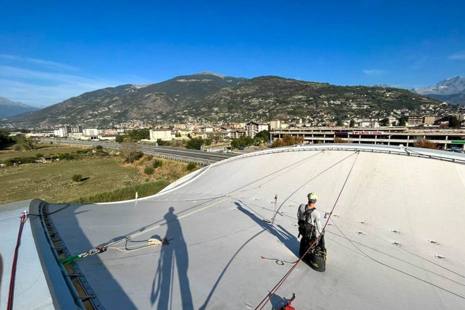 Arco protettore autostrada A5 6