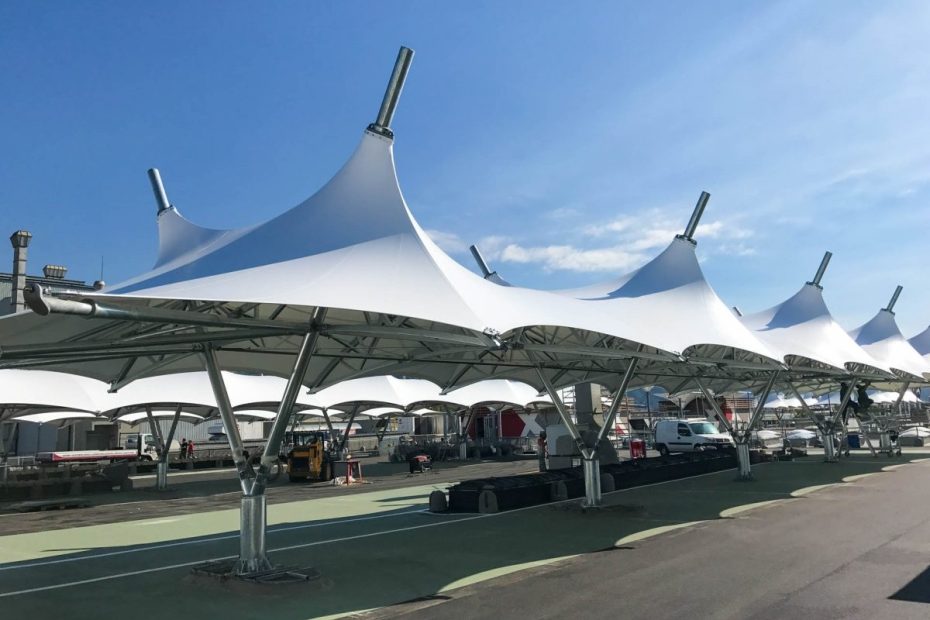 Tensostrutture arredo urbano