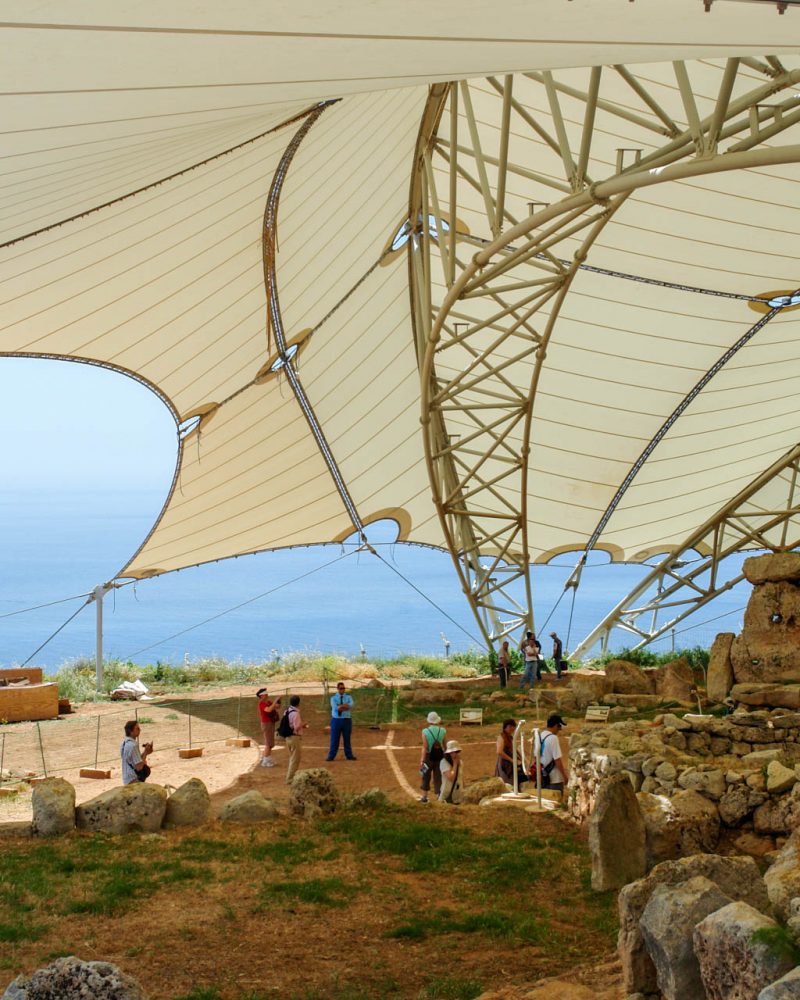 Realizzazione di tensostrutture per sedi archeologiche a Malta